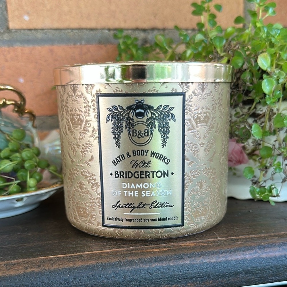 Bridgerton Diamond of the Season limited edition Bath & Body Works 3-wick Candle